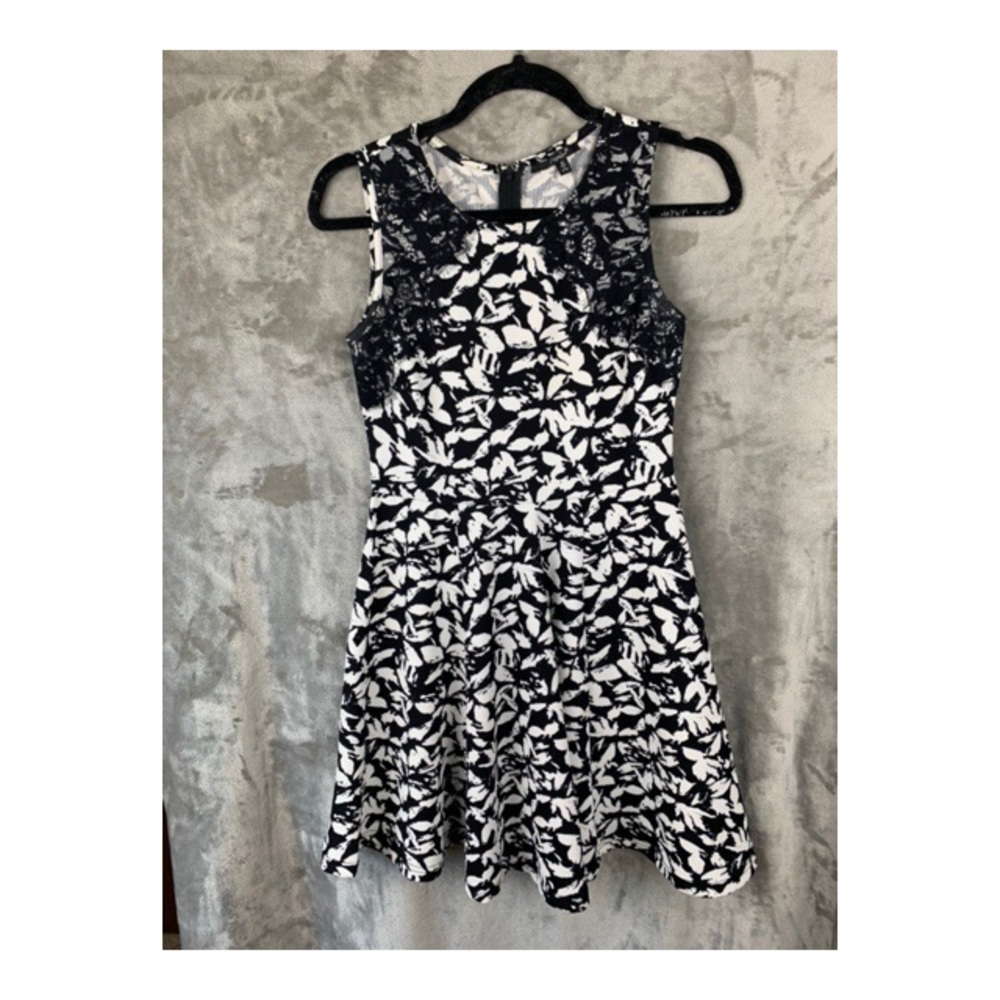 Black and white dress